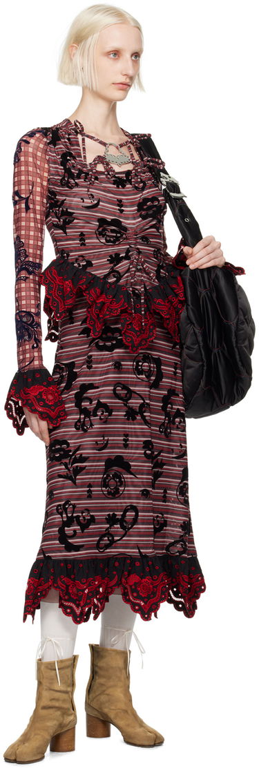Pокля Chopova Lowena Chopova Lowena Sharon Hatch Midi Dress Многоцветен | 1268, 3