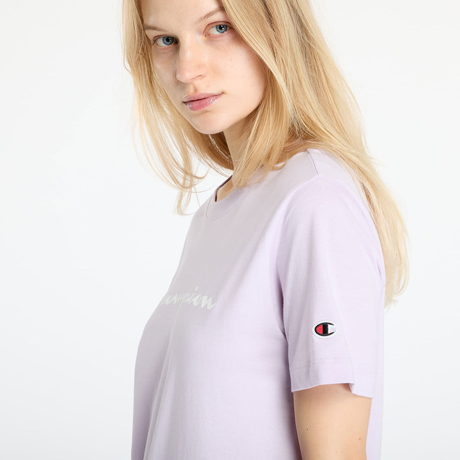 Тениска Champion T-shirt SS Tee Лилаво | 117534 CHA VS057, 1