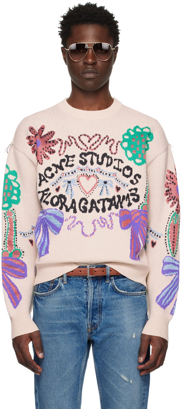 Пуловер Acne Studios Floragatan Sweater Розово | B60261-, 0
