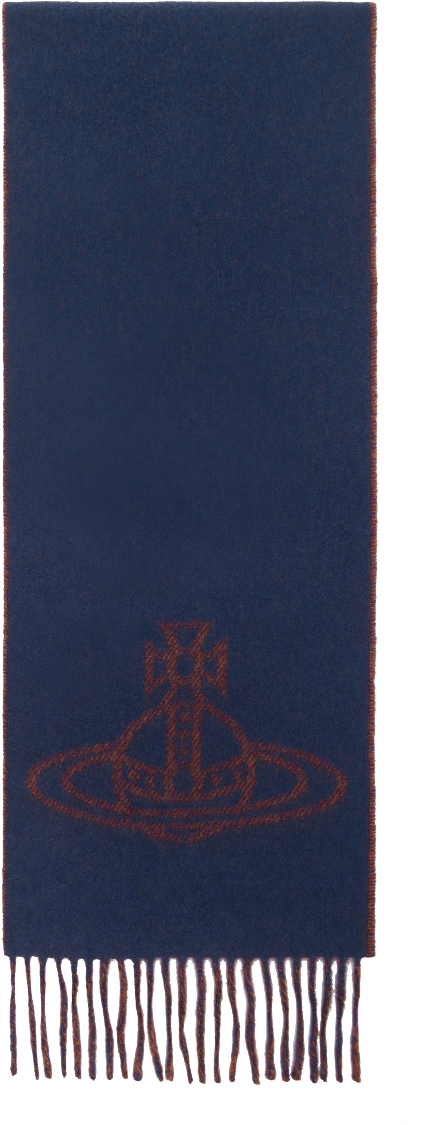 Шал Vivienne Westwood Single Orb Double Scarf Синьо | 81030006-W00ZH-, 0