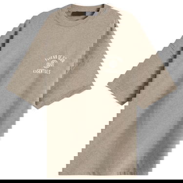 Тениска Fear of God Fear of God Essentials Crest Logo T-Shirt Size Large Кафяво | 125HO244191F, 1