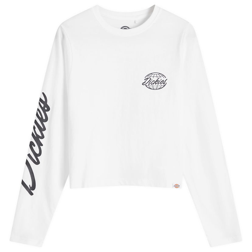 Тениска Dickies Globe Long Sleeve T-Shirt Бяло | DK0A863O-100