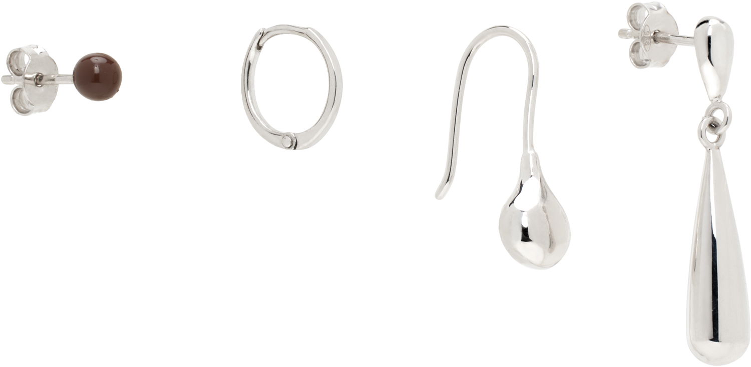Обеци LEMAIRE Lemaire Mixed Metal Earrings Set Металик | JW0046 LO0042, 1