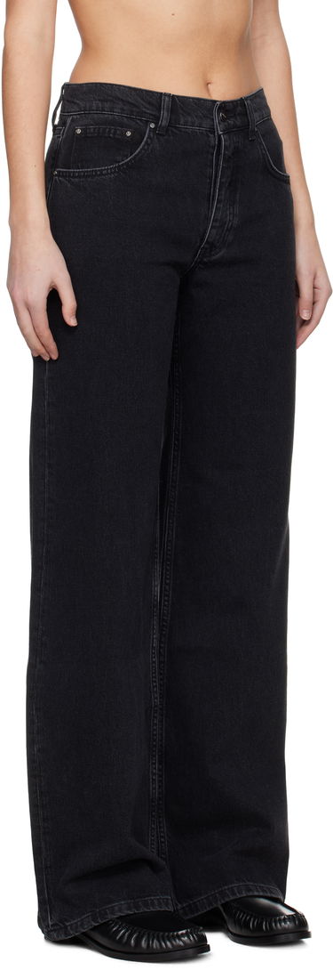 Дънки Anine Bing Hugh Black Denim Jeans Черно | A-06-1134-009, 4