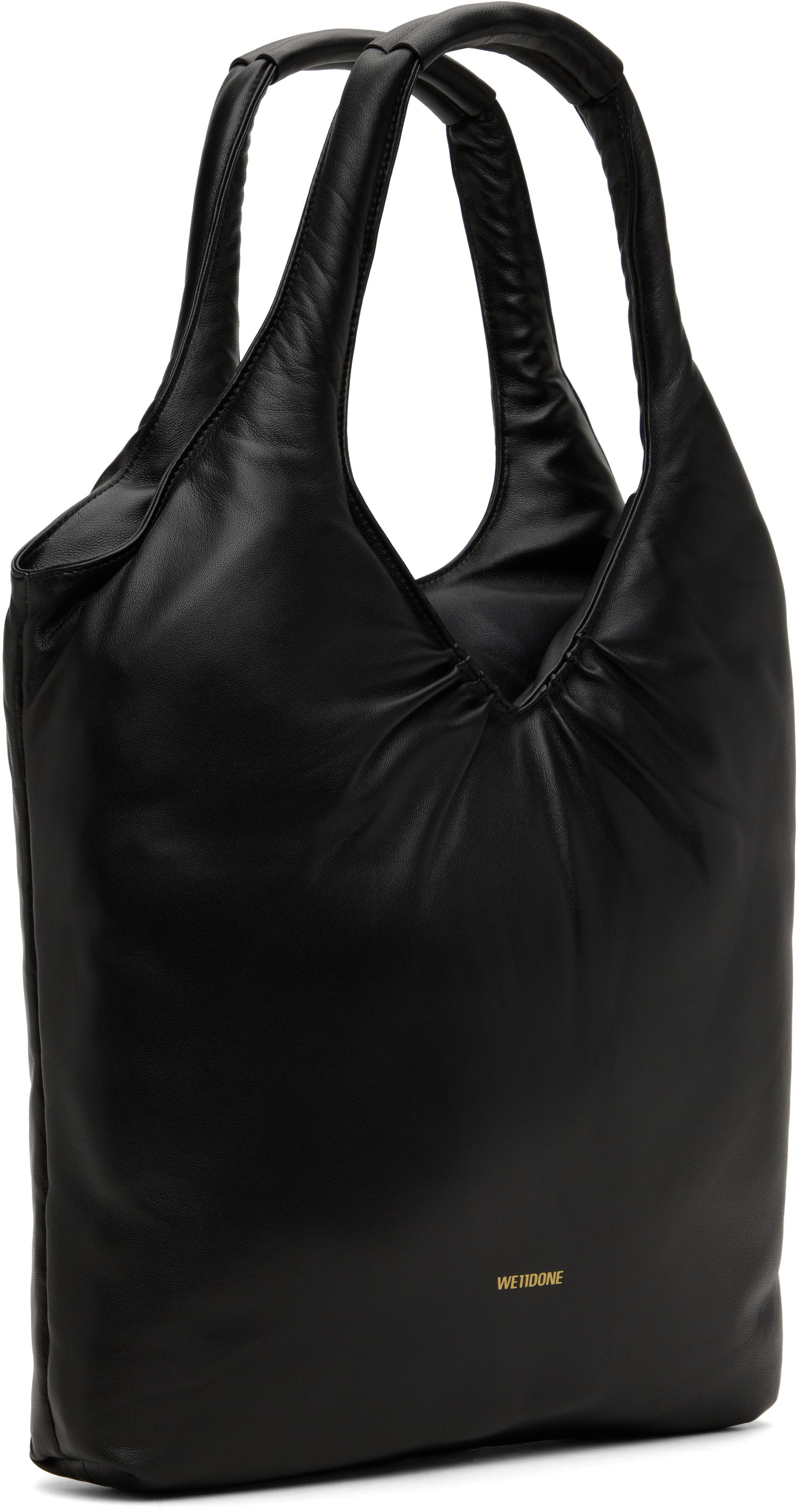 Голяма пазарска чанта We11done Padded Touch Tote Bag Черно | WD-AB3-24-476-U-BK, 1