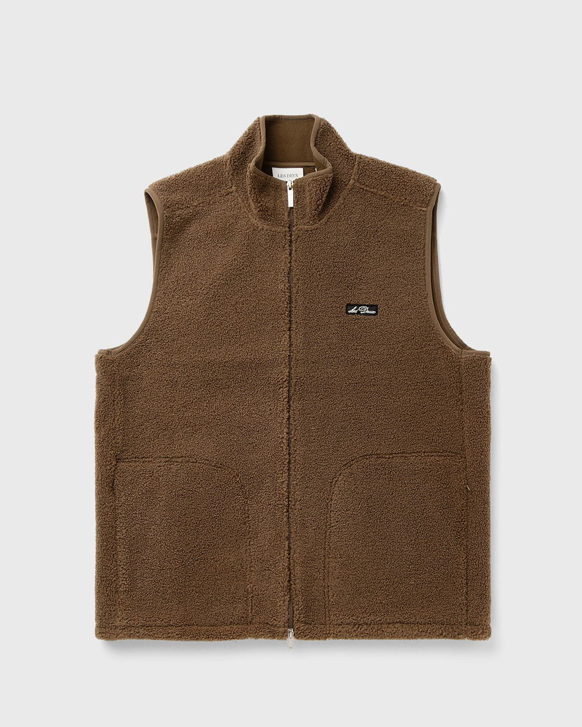 Жилетка Les Deux Creed Teddy Vest Кафяво | 1000398-826
