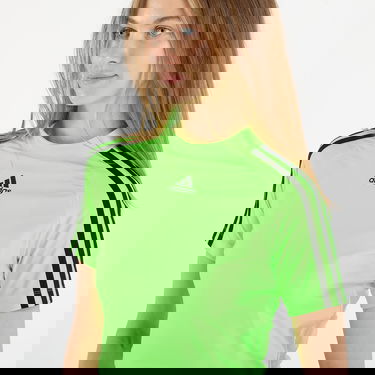 Съкратен топ adidas Performance Teamgeist Adicolor Crop Top Зелено | JZ8280, 1