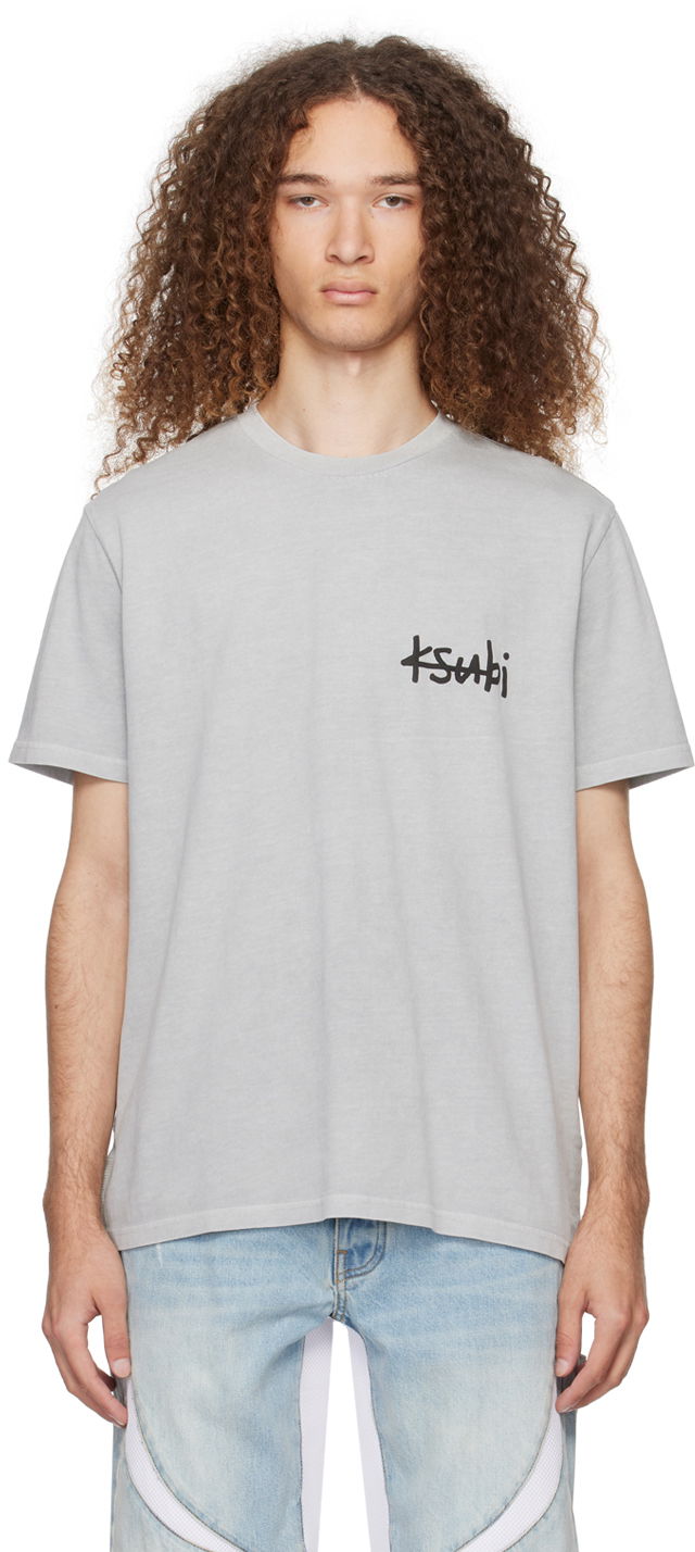 Тениска Ksubi Lock Up Kash T-Shirt Сиво | MPS24TE002, 0