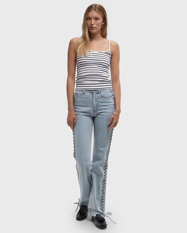 Потник envii Enally Slim Striped Tank Top Бяло | E25200071-CLR002245, 2