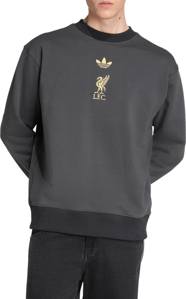 Суитчър adidas Originals FC Liverpool Lifestyler Sweatshirt Сиво | kc7801, 1