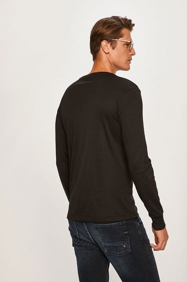 Тениска Polo by Ralph Lauren Long Sleeve Cotton Custom Tee Черно | 710760121001, 2