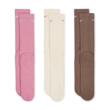 Чорапи Nike Nike Everyday Plus Cushioned Training Socks (3 Pairs) Розово | SX6888-936, 4