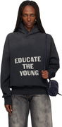 Educate Distressed Pullover Hoodie