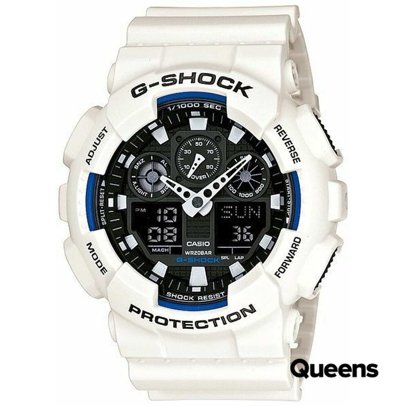 Часовник CASIO G-Shock Analog-Digital Shock Resistant Watch Бяло | CAS000080, 0