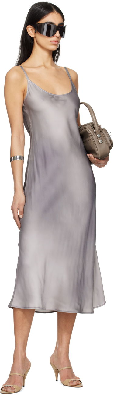 Pокля Acne Studios Acne Studios Strap Midi Dress Сиво | A20777-, 3