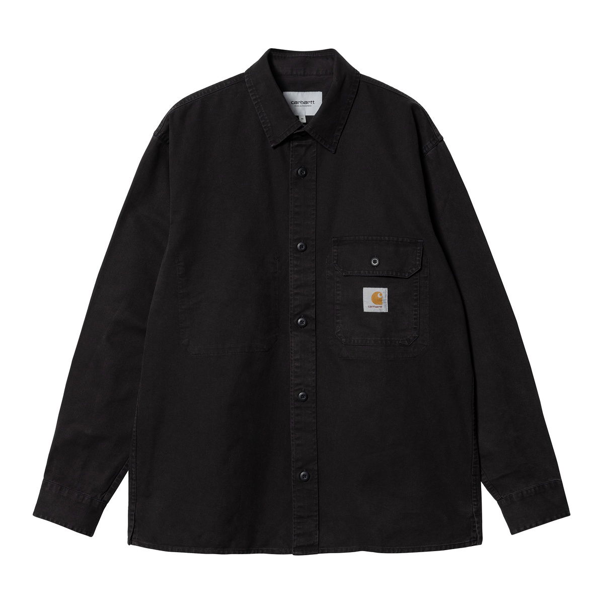Яке Carhartt WIP Reno Shirt Jacket "Black garment dyed" Черно | I031447_89_GD, 0