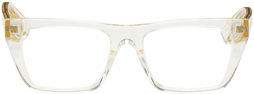 Слънчеви очила Bottega Veneta Square Glasses Бяло | BV1258O