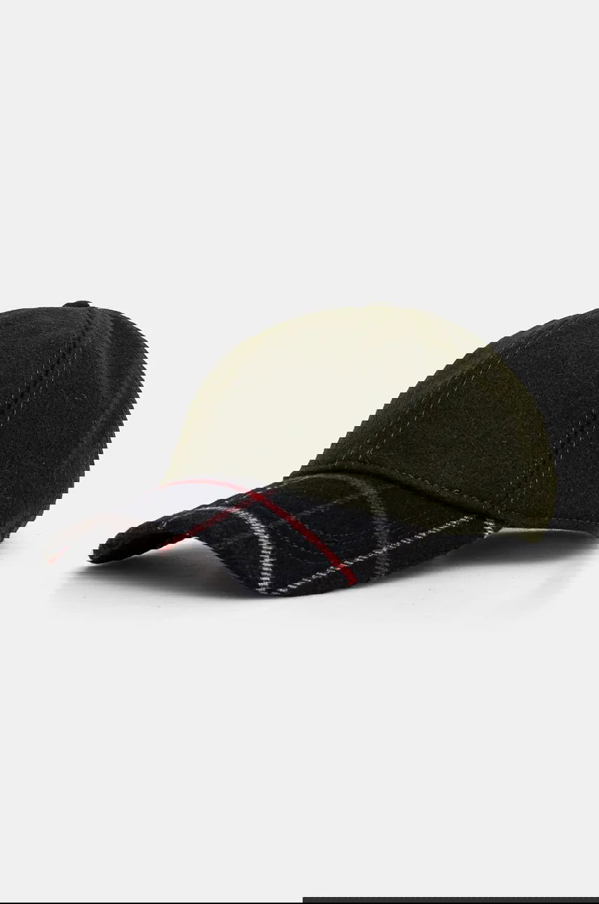 Шапка с козирка Barbour Barbour Tartan Bill Baseball Cap Зелено | MHA0815, 0