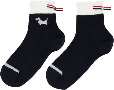 Чорапи Thom Browne Pointelle Stitch Hector Crew Socks Сиво | FAS240A-Y3011, 4