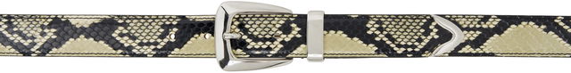 Khaite Benny Snakeskin Belt