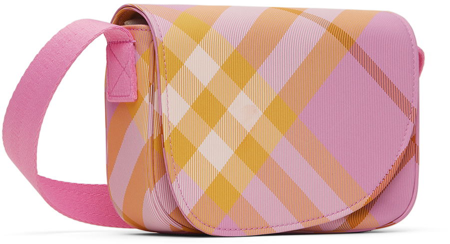 Чанта през рамо Burberry Burberry Check Messenger Bag Розово | 8090996, 1