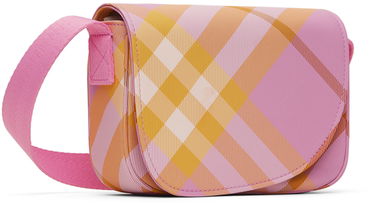 Чанта през рамо Burberry Burberry Check Messenger Bag Розово | 8090996, 1