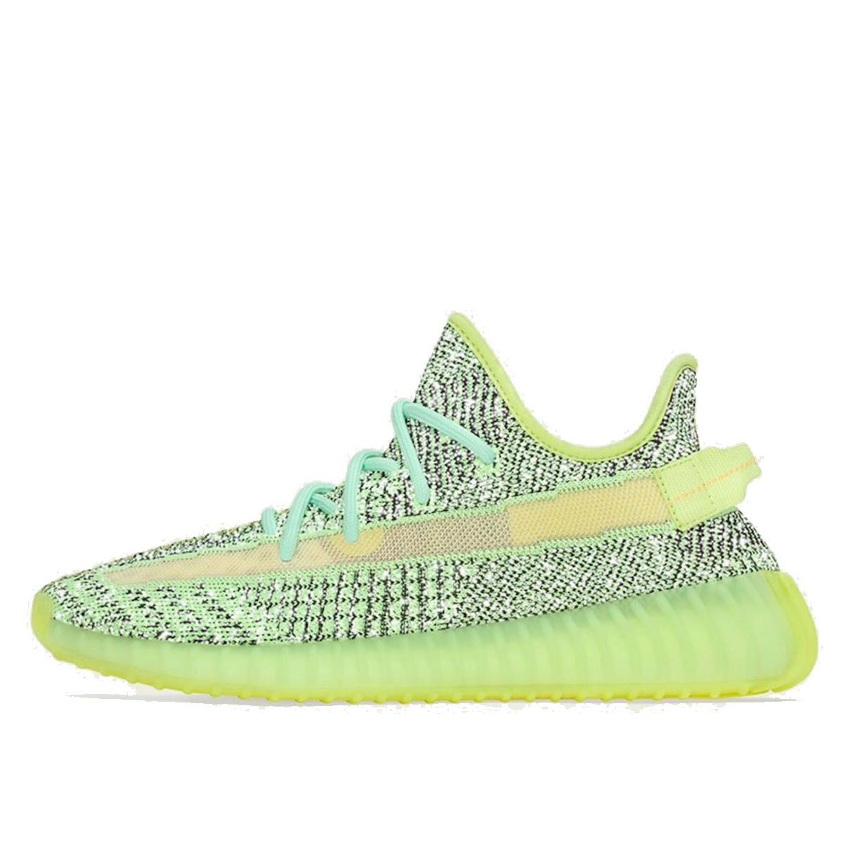 Кецове и обувки adidas Yeezy Yeezy Boost 350 V2 "Yeezreel Reflective" Зелено | FX4130, 1