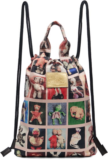 Раница Vivienne Westwood Vivienne Westwood Teddies Pippa Canvas Drawstring Backpack Розово | 4A020005U-W016R-, 0