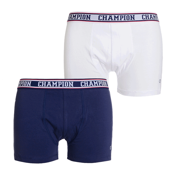 Боксерки Champion Champion 2 Pack Boxer Shorts Тъмно синьо | CHA201M092-02, 0