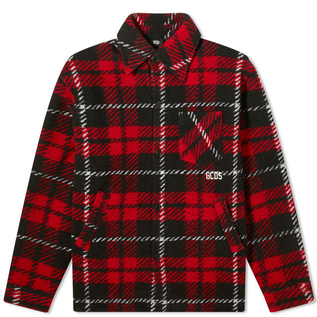 Low Band Tartan Overshirt