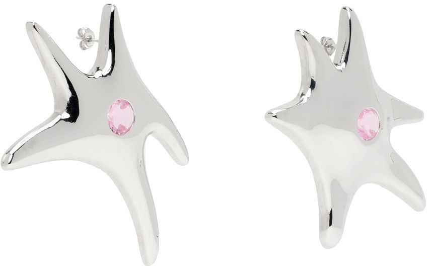 Обеци Collina Strada Collina Strada Celeste Star Earrings Металик | XX1061, 1