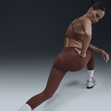 Клинове Nike Nike Zenvy 7/8 High-Waisted Gentle Support Leggings Кафяво | DQ6015-218, 4