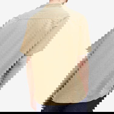 Риза Universal Works Camp II Short Sleeve Shirt Бежово | 30269-SMO, 3