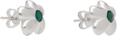 Обеци VEERT 'The Green Flower' Earrings Металик | OR02RH-WG, 1