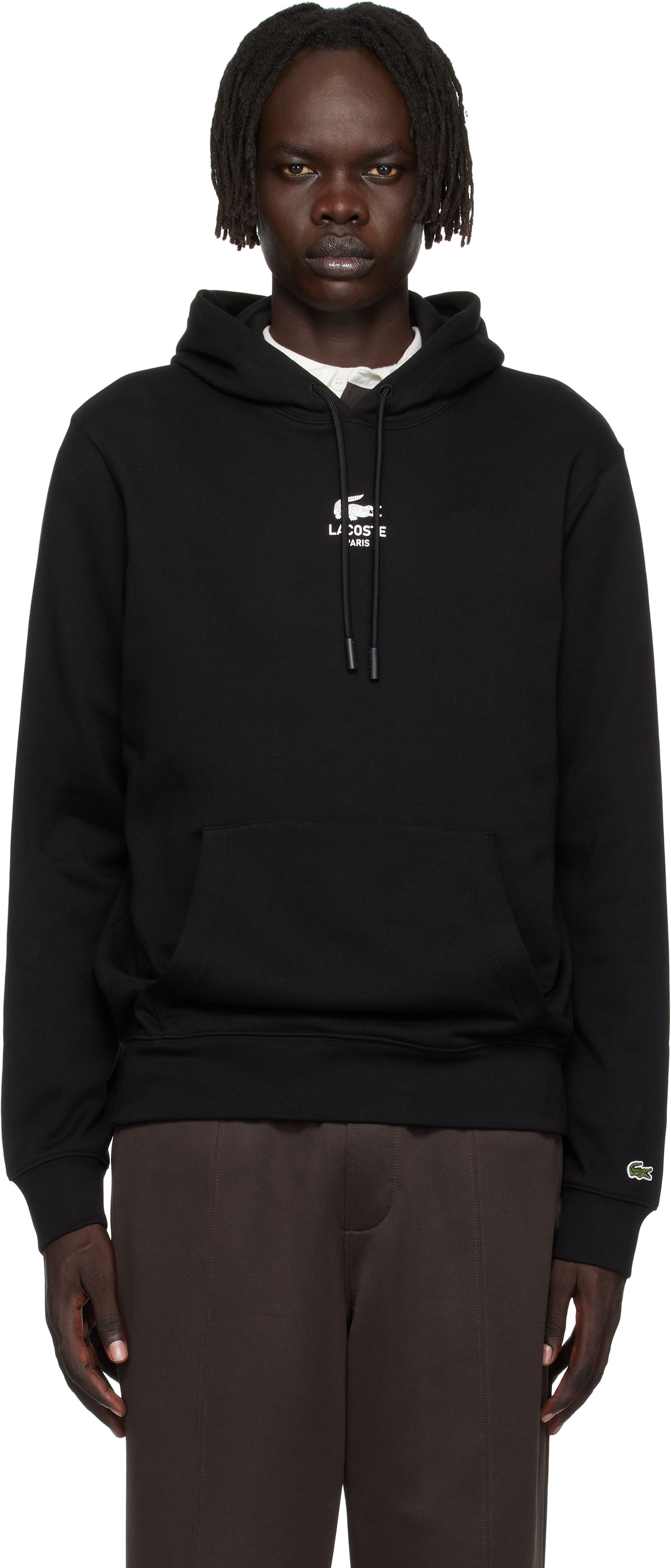 Суитчър Lacoste Print Hoodie Черно | SH2740_031, 0