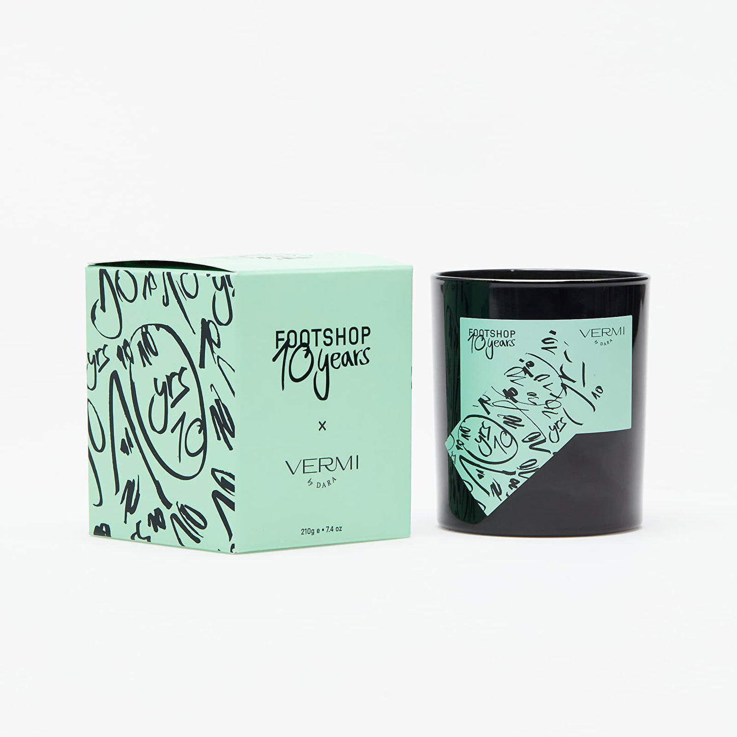 Свещи Footshop Footshop 10 Years x VERMI by Dara Candle Черно | FTSHP_159, 1
