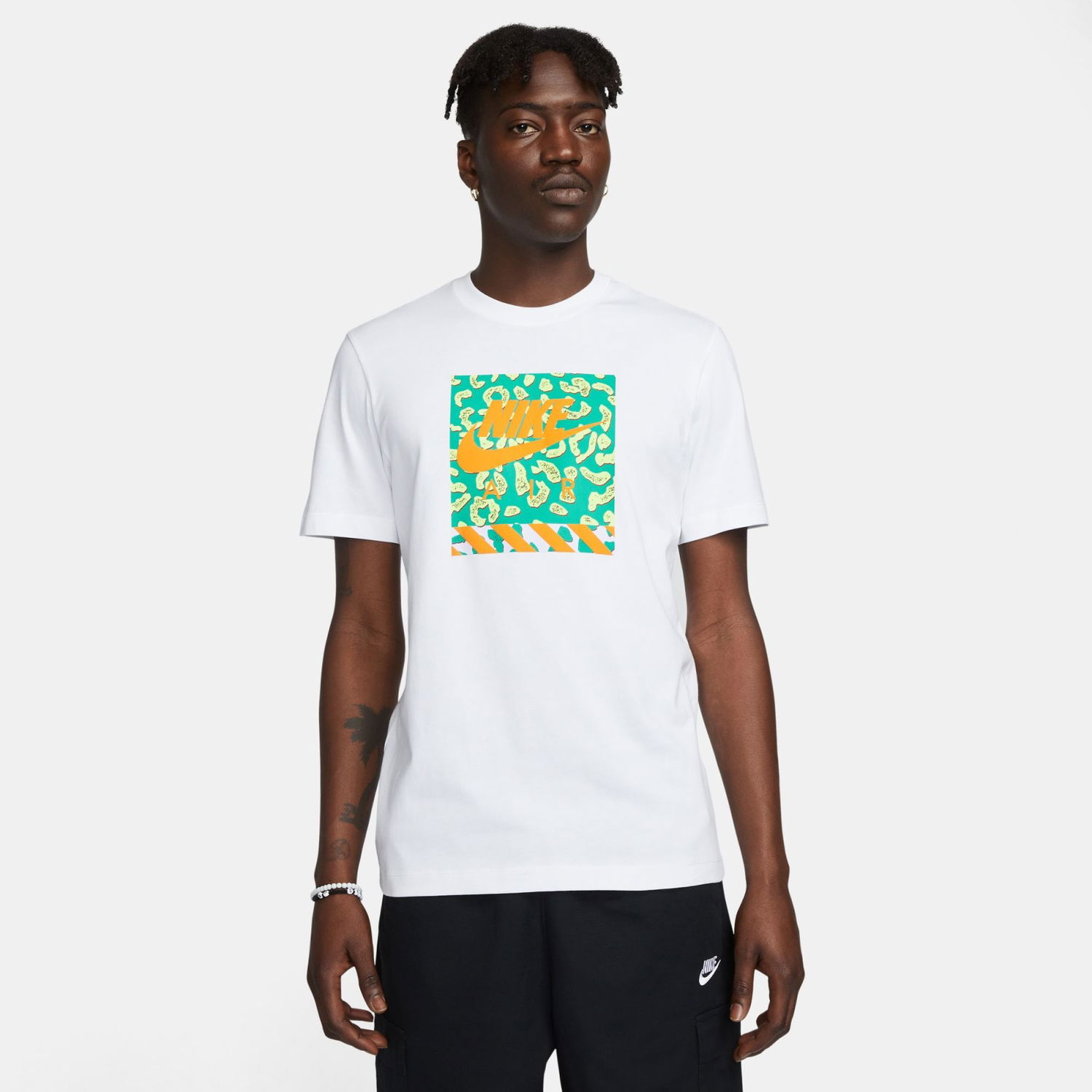 Тениска Nike Graphic Print T-Shirt Бяло | FB9815-100, 0