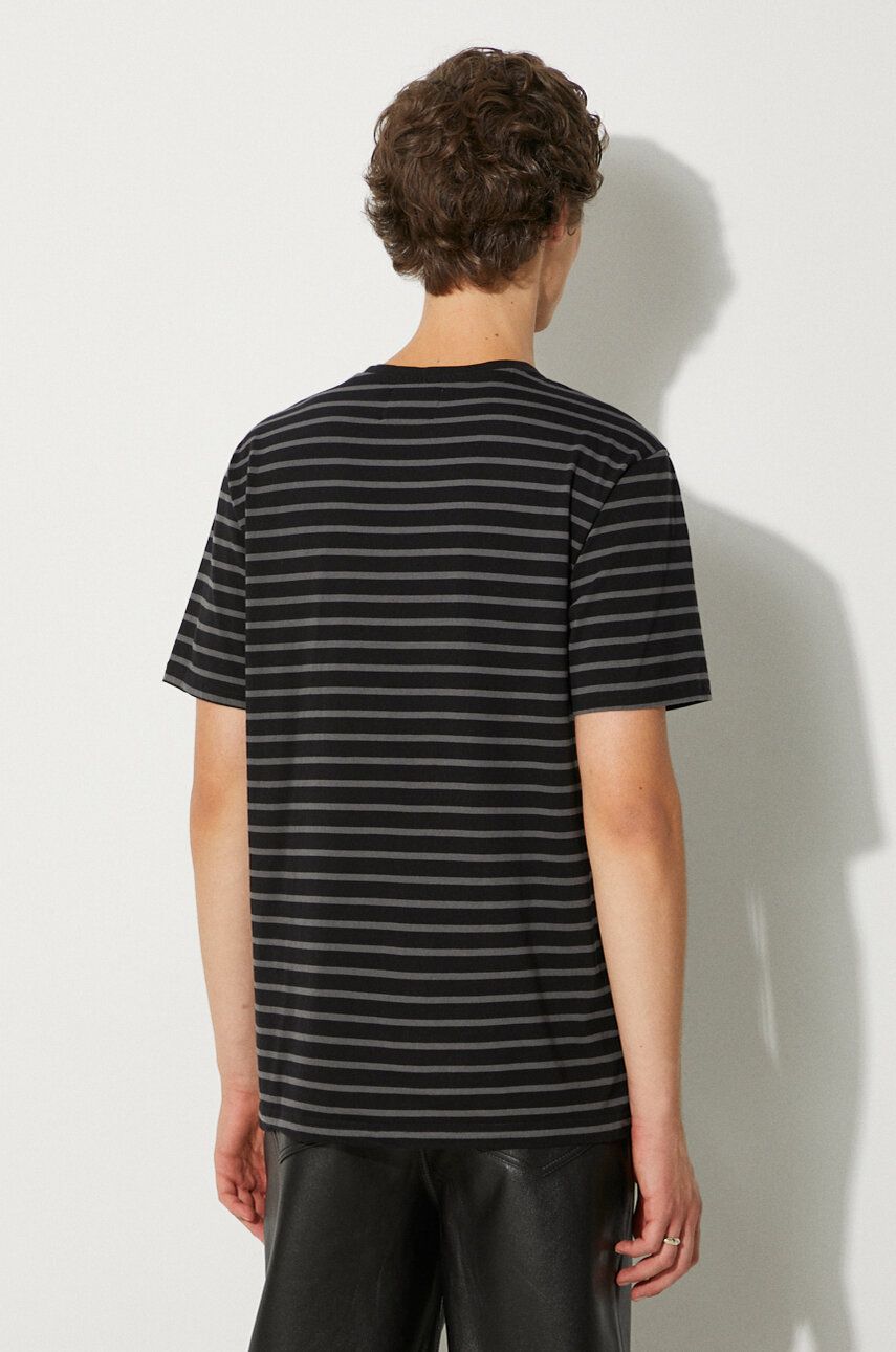 Тениска WOOD WOOD T-shirt Striped Черно | 10135710.2222, 1