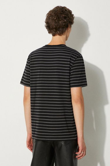 Тениска WOOD WOOD T-shirt Striped Черно | 10135710.2222, 1