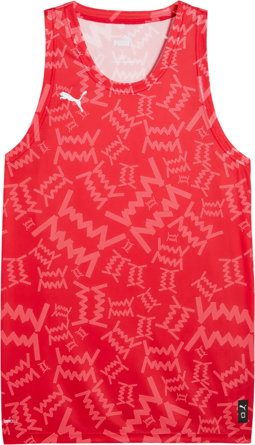 Фланелка Puma Teamjaws Graphic Jersey Tank Top Червено | 688203-03, 0