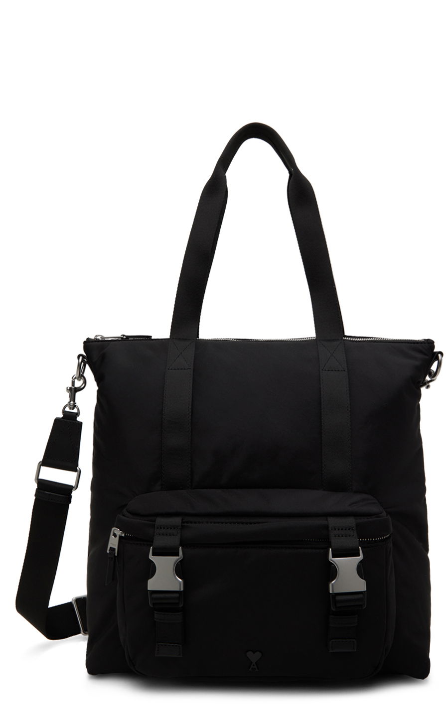 Голяма пазарска чанта AMI De Cœur Tote Bag Черно | ULL507.AW0021, 0