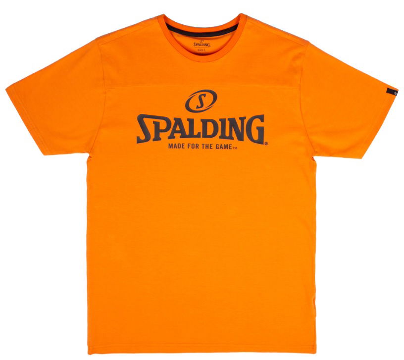 Тениска Spalding Spalding Essential Logo T-Shirt Оранжево
 | 40221626-orangeochreblack