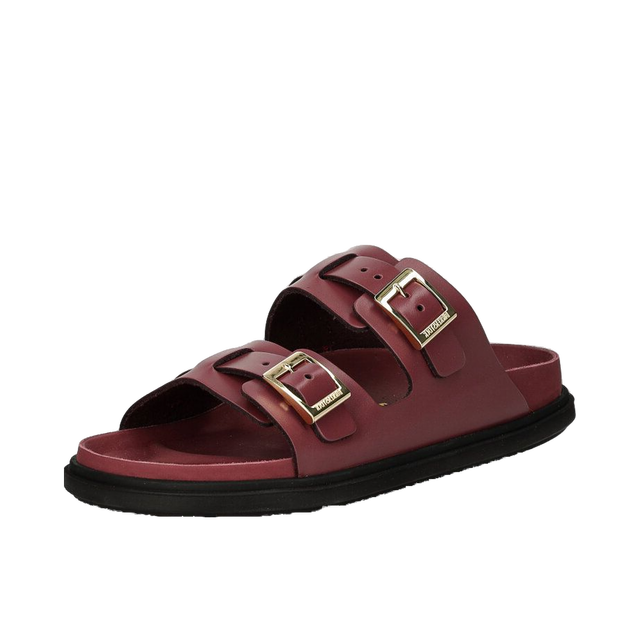 St Barths Leather Slides