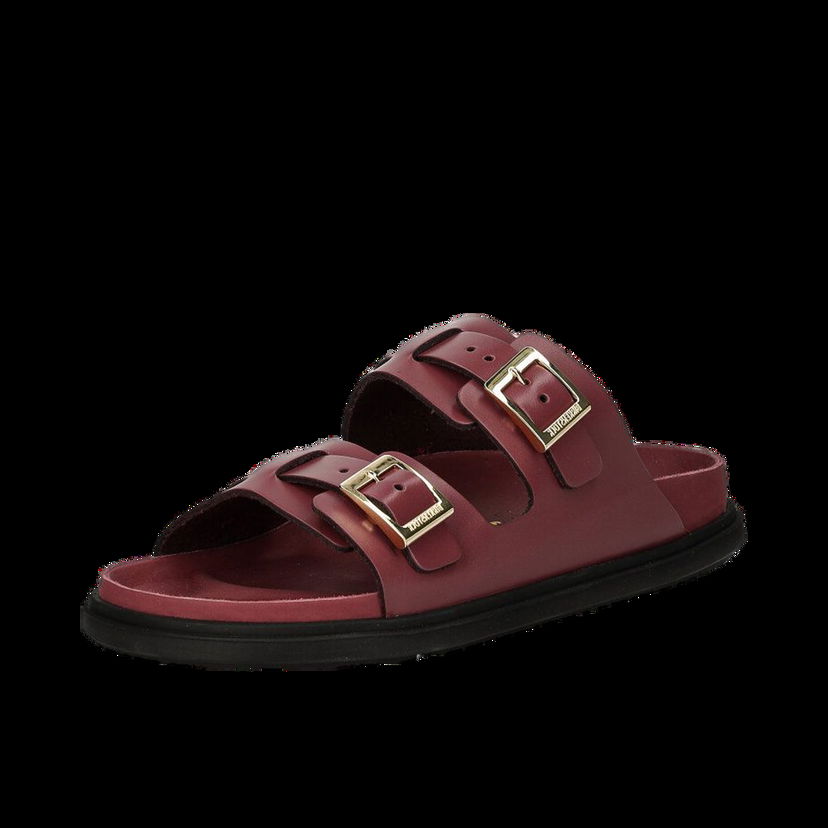 Кецове и обувки Birkenstock St Barths Leather Slides Бургунди | 1027803