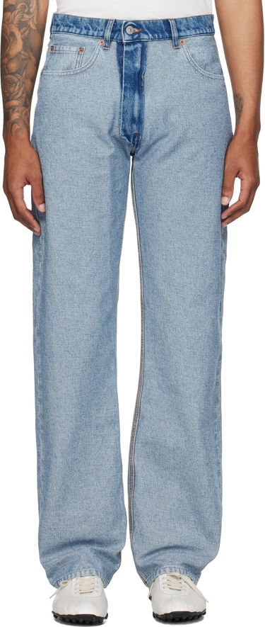 Дънки Maison Margiela MM6 Maison Margiela Straight-Leg Jeans Синьо | SH0LA0026 M30018, 0