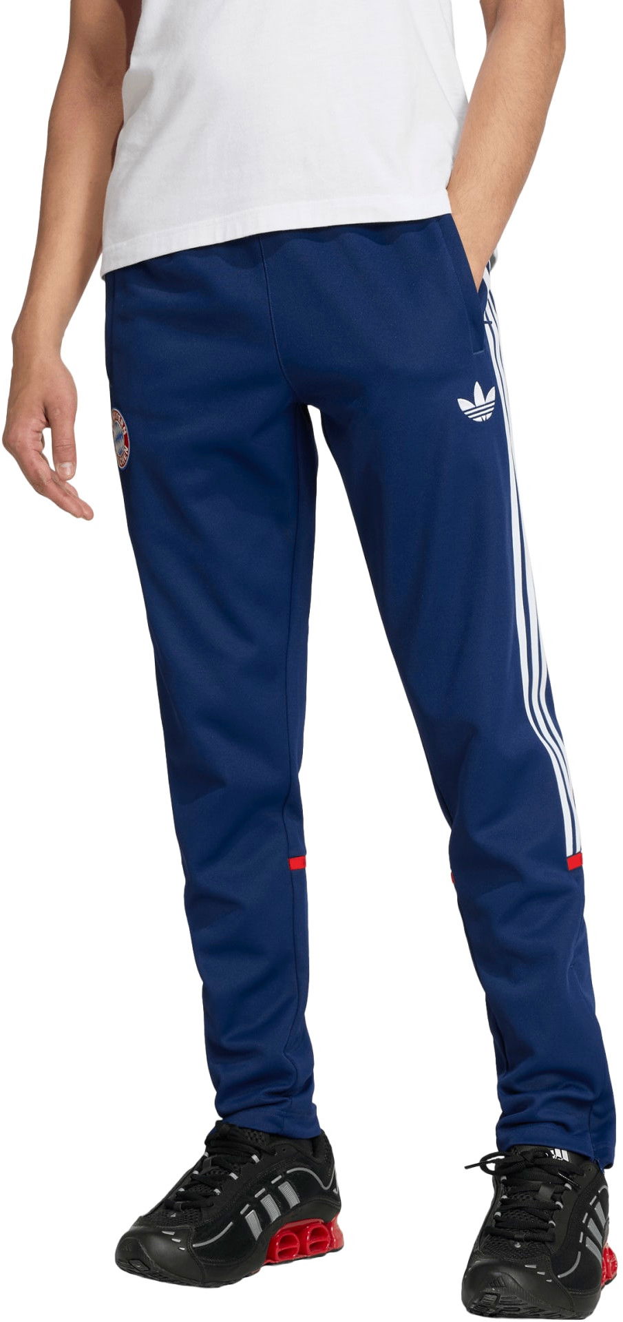 Спортни панталони adidas Originals Originals FC Bayern München Lifestyler Track Pant Тъмно синьо | kc7794, 1