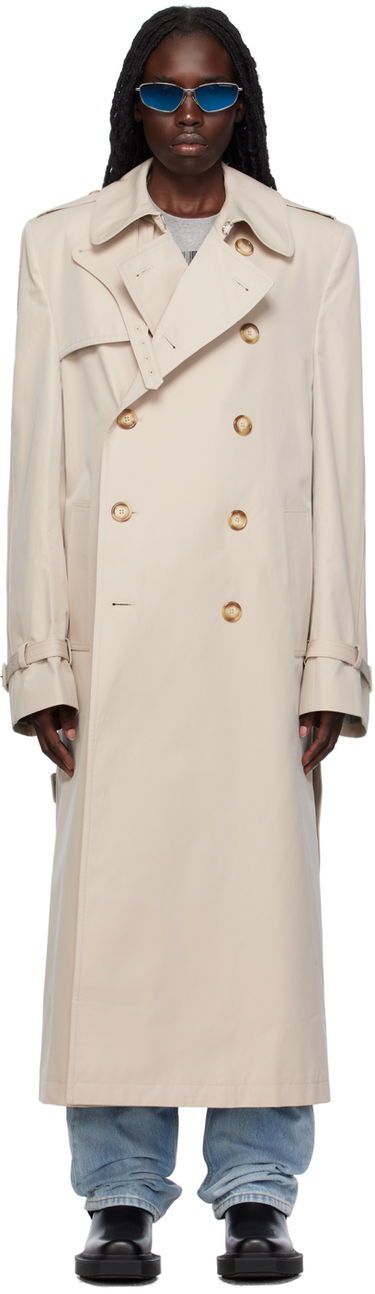 Тренчкот VETEMENTS VTMNTS Tailored Trench Coat Бежово | VL18CO300W, 0