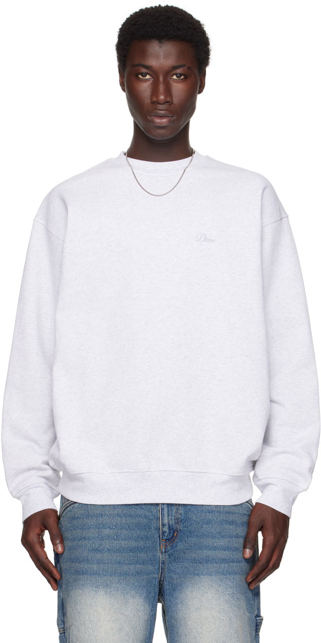 Dime Cursive Small Logo Crewneck Sweatshirt