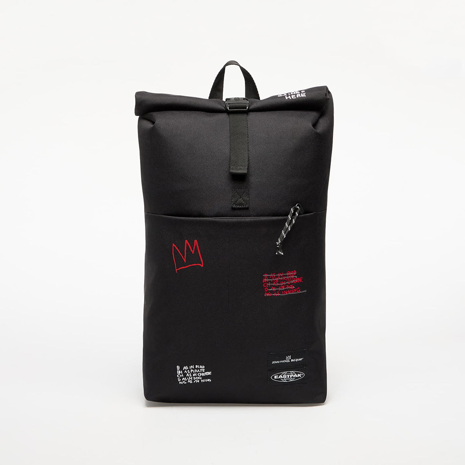 Раница EASTPAK Roll Top Basquiat Quotes Backpack 23 l Черно | EK0A5BGF4Y41, 0