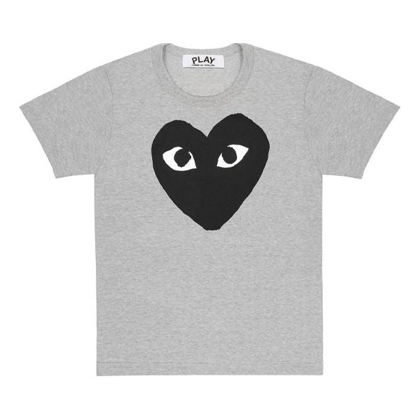 Тениска Comme des Garçons Heart Logo Grey T-Shirt Сиво | AZ-T083-051-1